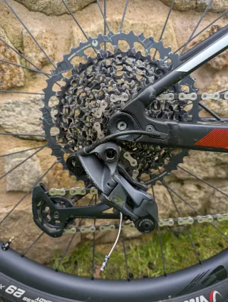 Bicicleta Scott Spark Carbon 920 tuneada talla L