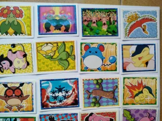 Pegatinas Pokémon Merlín 2001