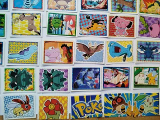Pegatinas Pokémon Merlín 2001