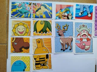 Pegatinas Pokémon Merlín 2001