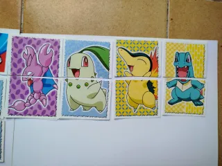 Pegatinas Pokémon Merlín 2001