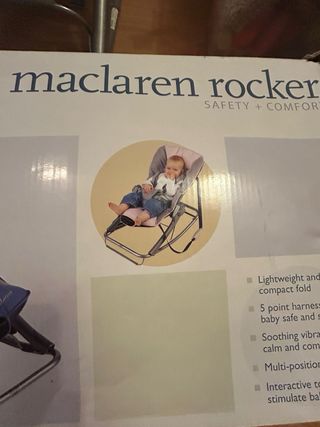 Hamaca Mecedora Bebé Maclaren Rocker