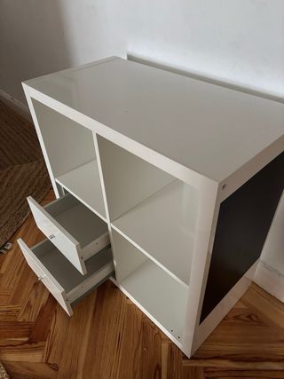 Estantería Kallax Ikea 78x77 con cajones