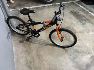 Bicicleta 20 pulgadas Naranja/Negra