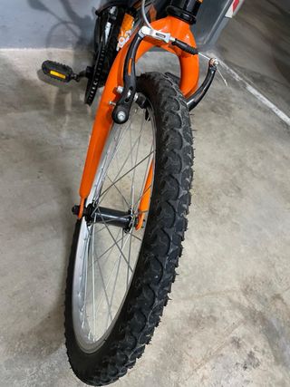 Bicicleta 20 pulgadas Naranja/Negra