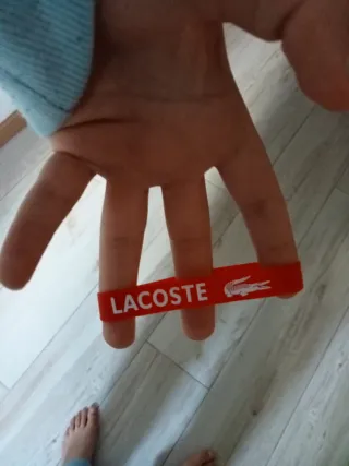 Pulsera Lacoste Roja