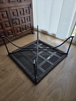 Mesita auxiliar baja, ideal para restaurar, DIY