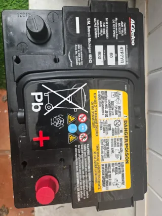 Batería Coche ACDelco AGM 600 CCA