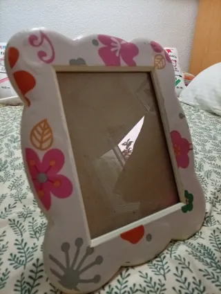 Marco de fotos grande decorado