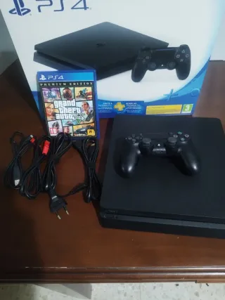PS4 Slim 1TB + Caja Original + GTA V
