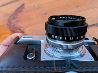 Kiev-4 Cámara de Telémetro + Helios-103