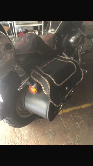 Alforjas HD Sportster con hueco amortiguadores