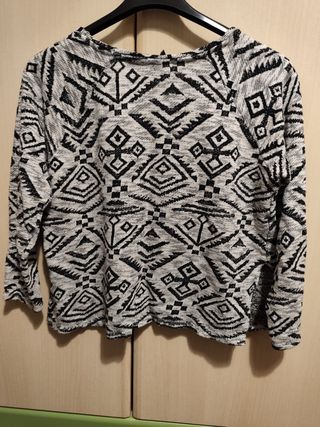 Jersey mujer estampado geométrico Talla L