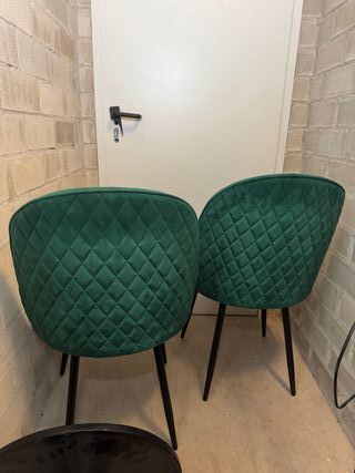 Pack 2 Sillas, 2 Mesitas y Lámpara de pie