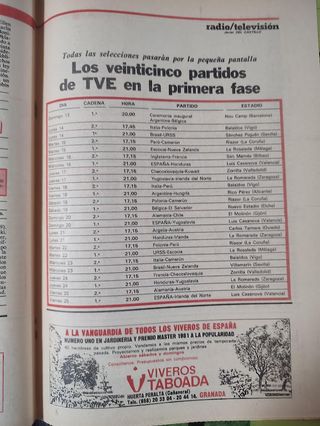 Ideal Dominical | Mundial 82 (13 junio 1982)