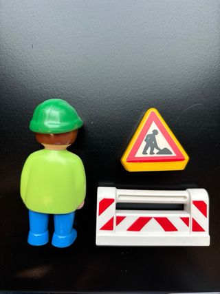Excavadora Playmobil 1,2,3 con accesorios