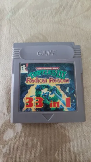 Juego Game Boy: TMNT III Radical Rescue