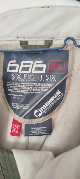 Pantalón snowboard 686 nuevo