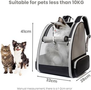 Transportin Gato Mochilas para Gatos y Perros, Bol