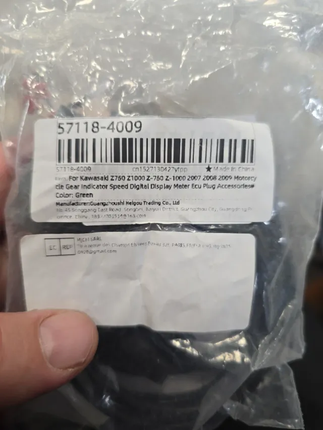 Indicador Marcha Digital Moto Kawasaki Z750