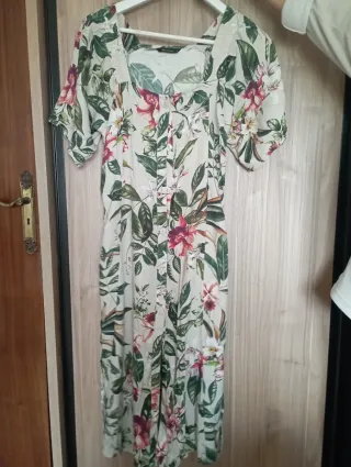 Vestido ligero estampado floral talla M