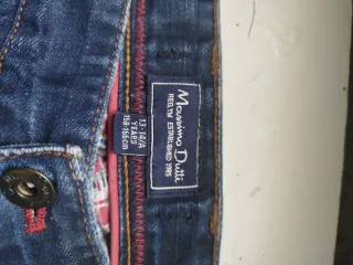 Pantalón vaquero Massimo Dutti azul