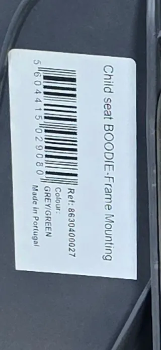 Silla Portabebés Bicicleta Niño