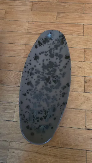 Plato decorativo de cerámica