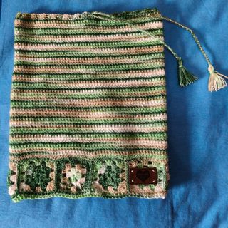 Gorro de lana hecho a mano + felpa