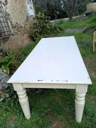 Mesa de comedor madera rustica