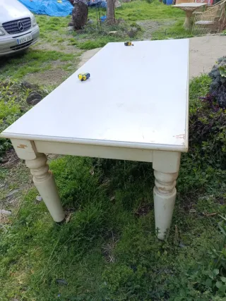 Mesa de comedor madera rustica