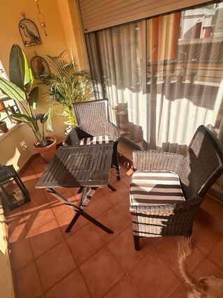 URGE Conjunto terraza: 2 sillones y mesa