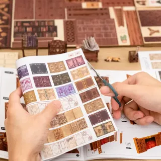 Puzzle 3D Librería Eterna Madera