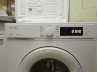 Lavadora ICECOOL iCL 106W 6kg 1000rpm.