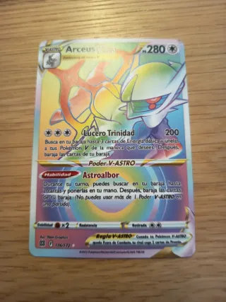 Carta Pokémon V-ASTRO Arceus 176/172