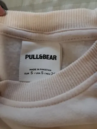 Sudadera Pull&Bear Academic Circle Talla S