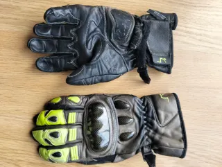 Guantes Moto Piel Altos Talla M