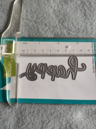 Troquel Lawn Fawn Happy