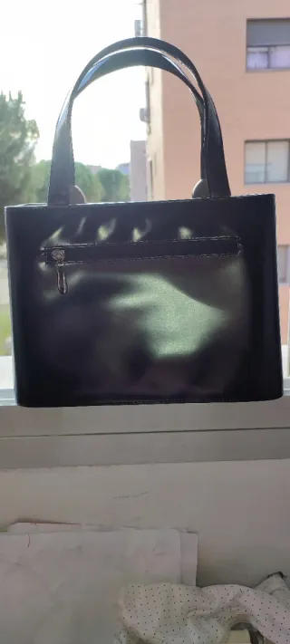 Bolso  Negro Charol