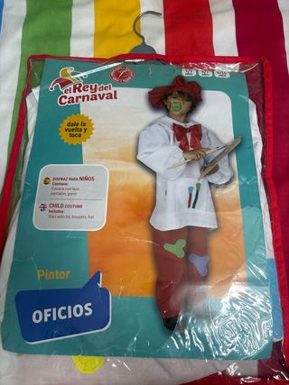Disfraz Pintor El Rey del Carnaval Talla 8/10