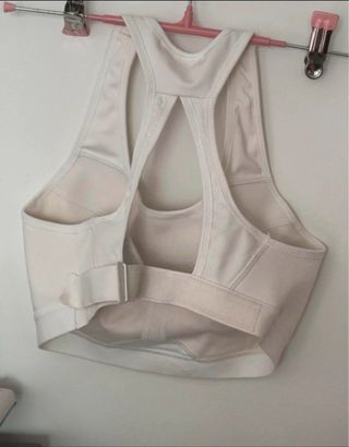 Reggiseno sportivo Nike bianco