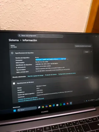 Portátil Huawei MateBook D16