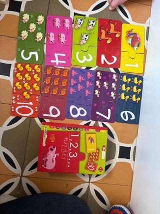 Puzzle Números y Animales Eureka Kids +3