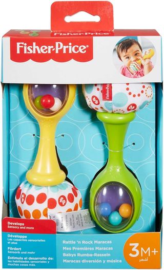 Fisher-Price Maracas musicales, juguete y sonajero