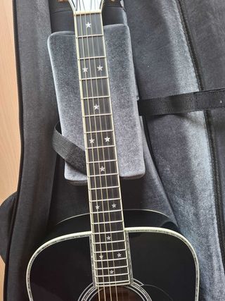 Guitarra Acústica Sigma DT-42 Nashville Negra