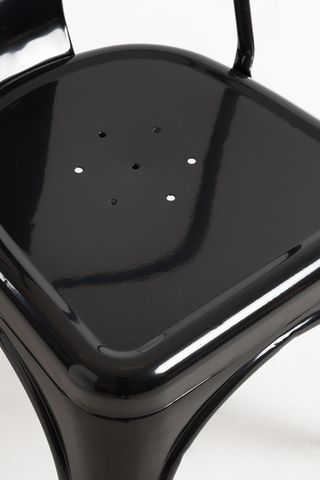 Silla Meyer Negra Metálica