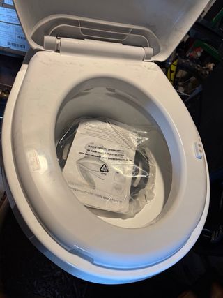 Taza WC Portátil Plástico Blanco