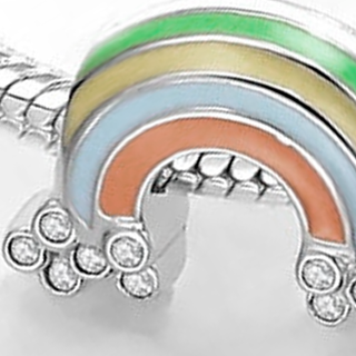 Charm Arcoíris Plata 925