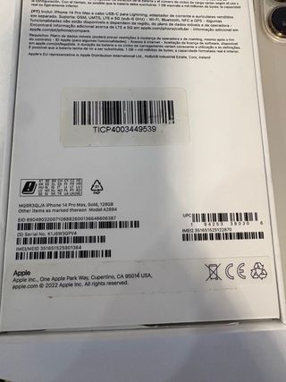 iPhone 14 Pro Max Dorado 256GB