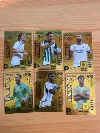 Lote 6 Cromos Balón de Oro Dynasty Temporada 24/25